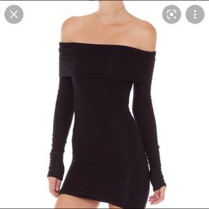 ♡RARE BRAND NEW AYAI™ ☆Bianca☆ Off-Shoulder Long Sleeve Mini Bodycon♡ Size XS-M♡
